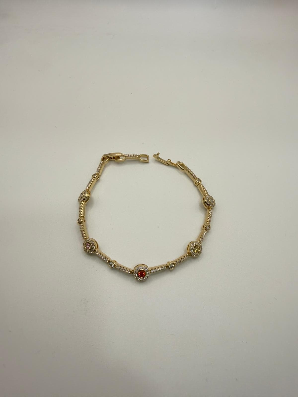 Xuping Renkli Kristal Sıralı Bileklik — 2