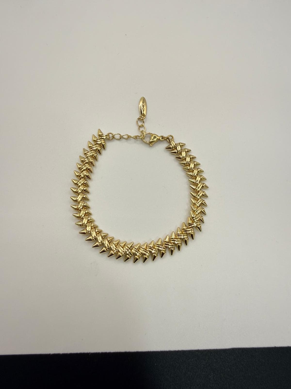 Xuping Spike Edge Zımba Detaylı Zincir Bileklik — 2