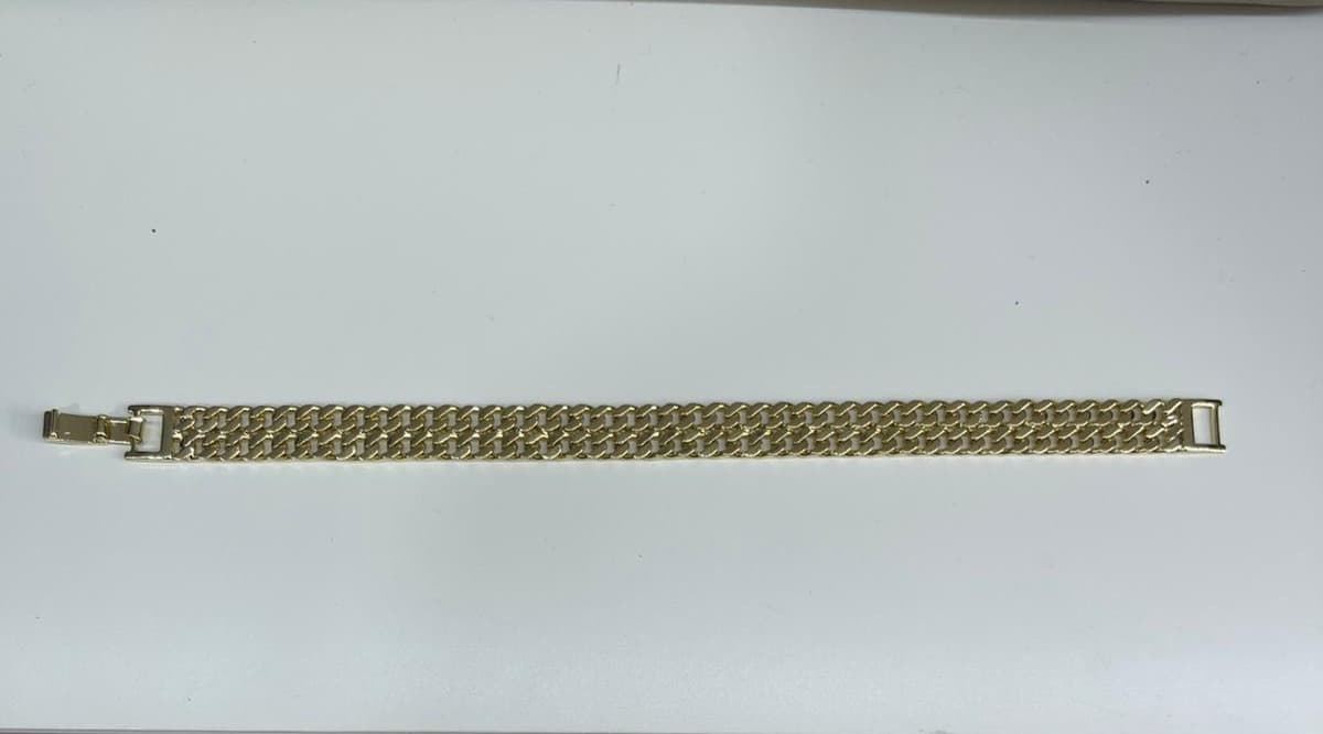 Xuping Double Cuban / Çift Sıra İkiz Zenginlik Bilekliği — 3
